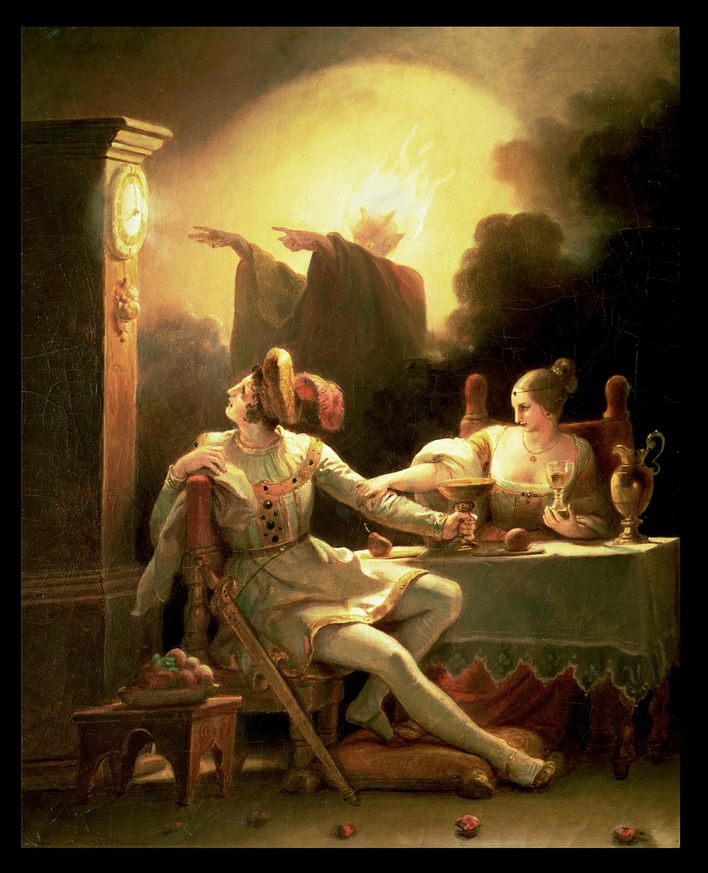Het fatale uur: Fantastisch onderwerp II door Alexandre Evariste Fragonard