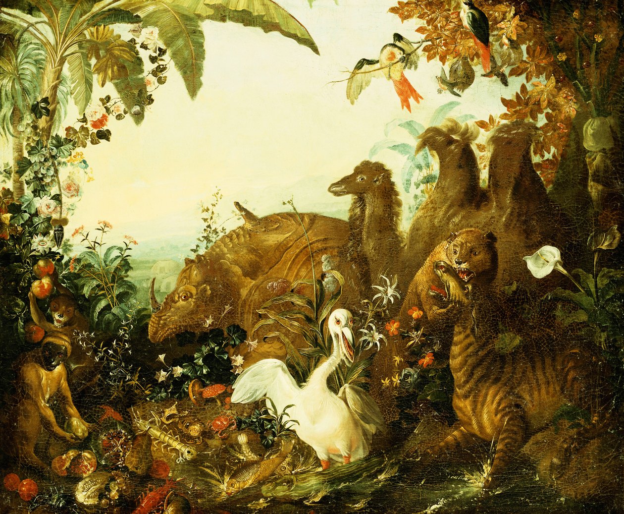 Een allegorie van Afrika door Alexandre Francois Desportes