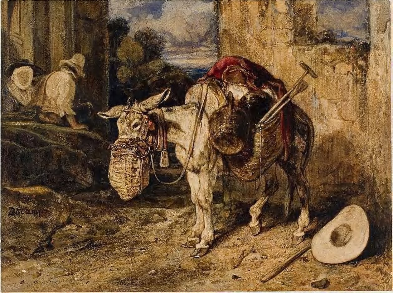 Ezel door Alexandre Gabriel Decamps
