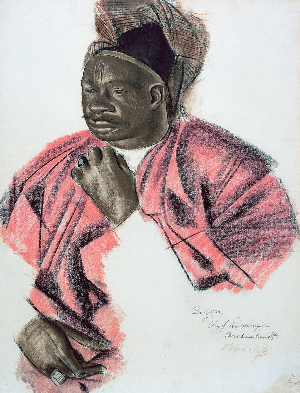 Bezou, 1927 door Alexandre Iacovleff