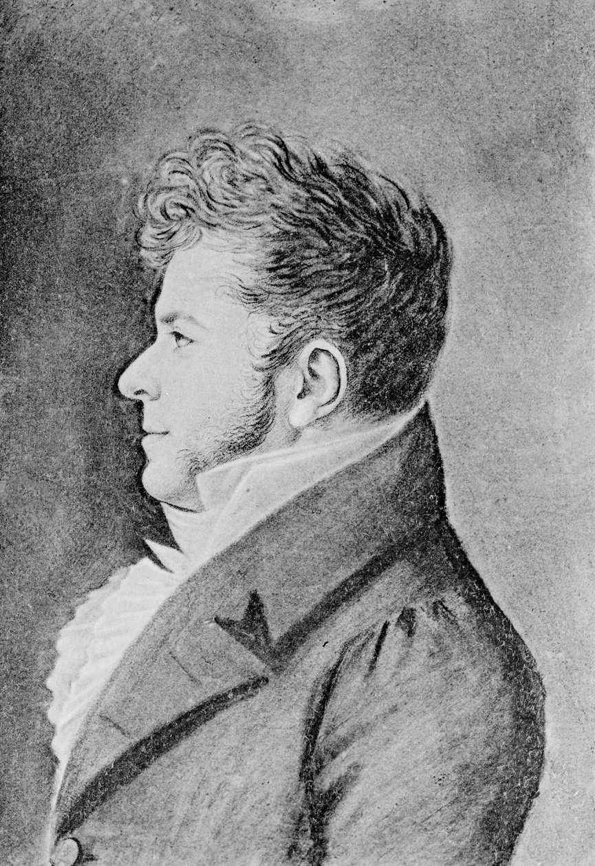 Jonge Stendhal, ca. 1815 door Alexandre Marie Longuet