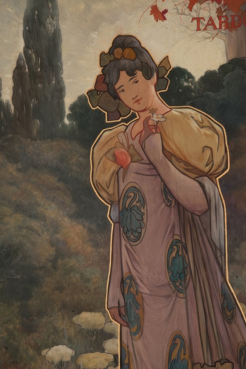 Allegorie van de herfst door Alexandre de Riquer