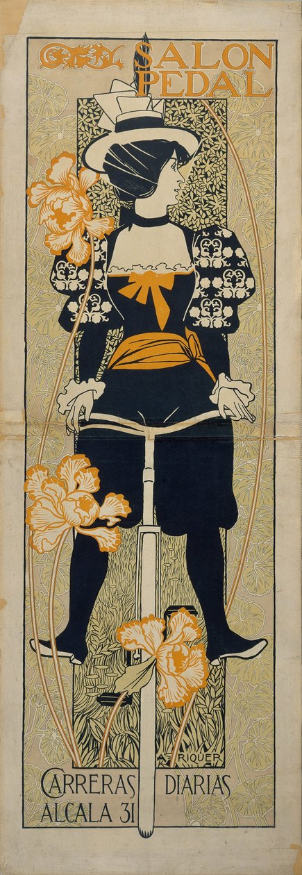 Salon Pedal Reclameposter, 1897 door Alexandre de Riquer