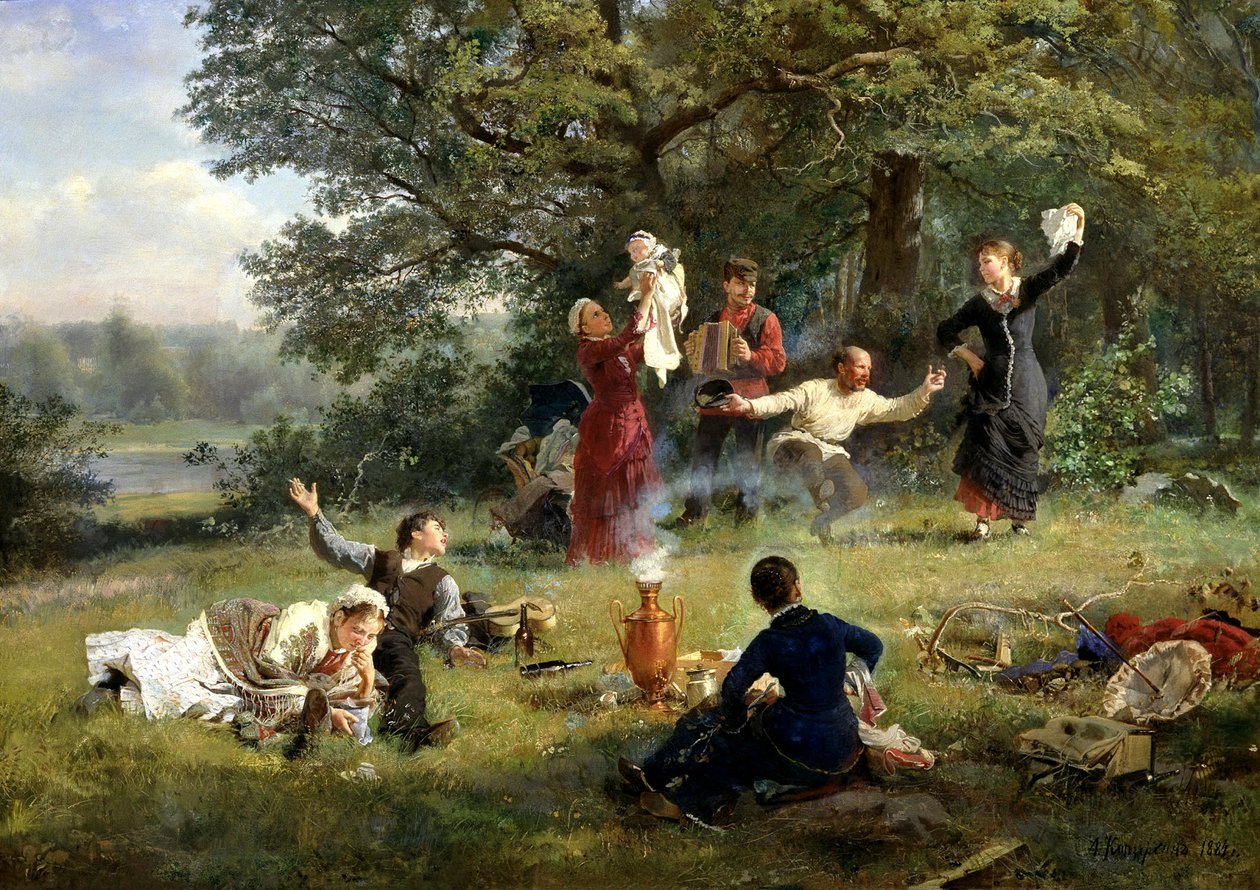 Zondag door Alexei Ivanovich Korzukhin