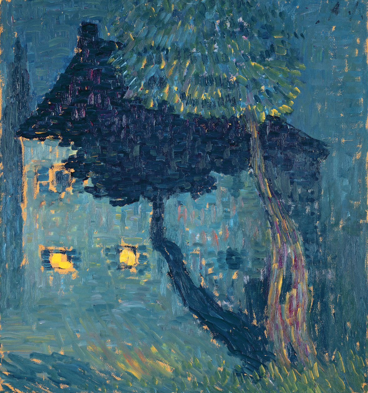 Huisje in het Bos, 1903 door Alexej von Jawlensky