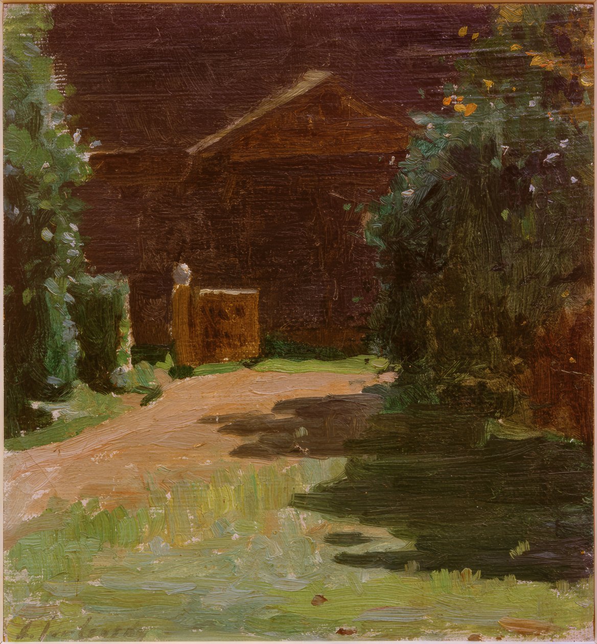 Ingang kasteel Ansbaki door Alexej von Jawlensky