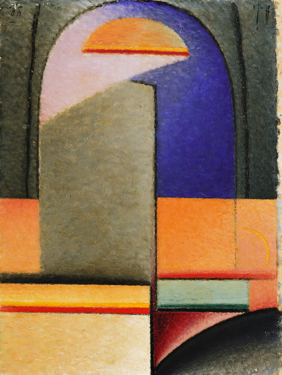 Avond door Alexej von Jawlensky