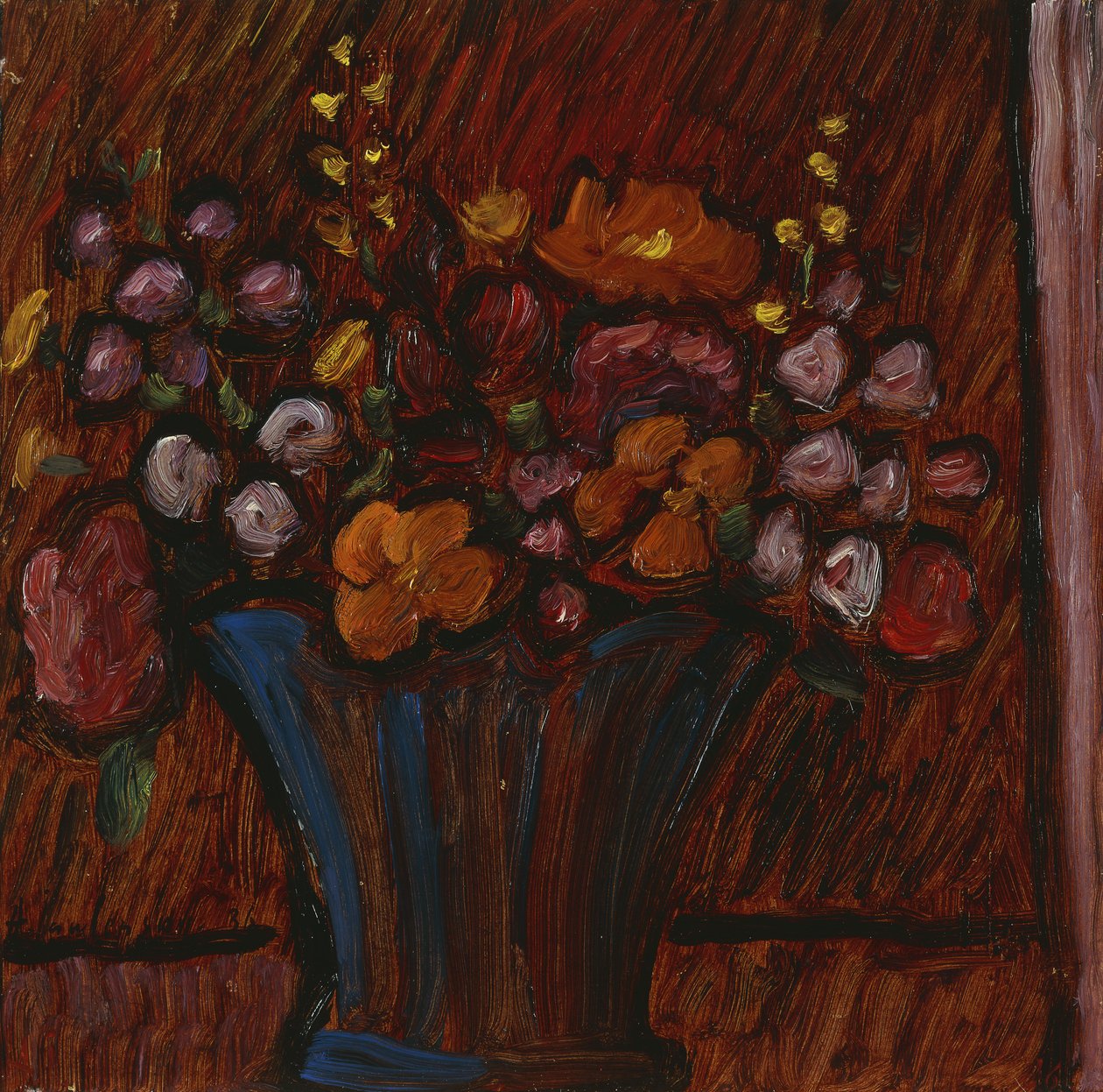 Bloemenstilleven; Blumenstilleben, 1936 door Alexej von Jawlensky