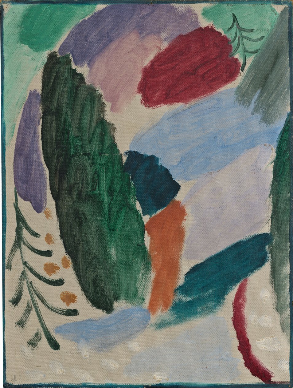 Koude dag door Alexej von Jawlensky