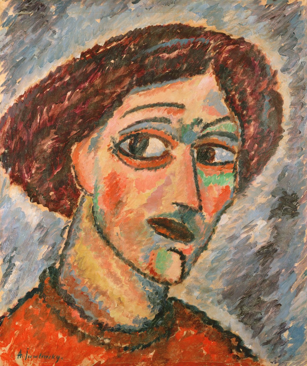 Kind Hoofd, c.1913 door Alexej von Jawlensky