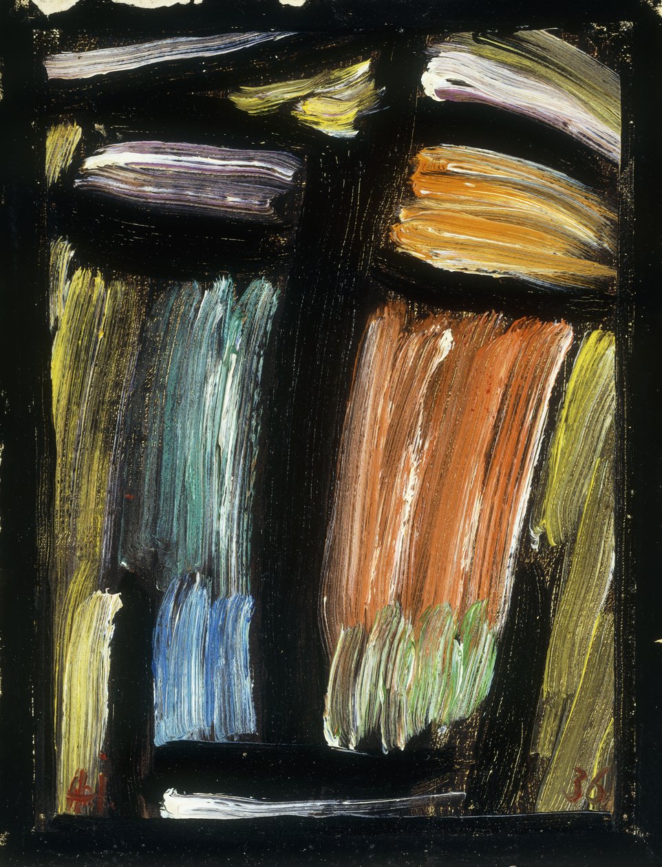 Meditatie, 1936 door Alexej von Jawlensky