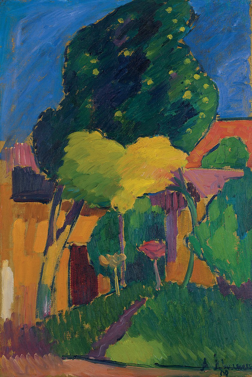 Murnau door Alexej von Jawlensky