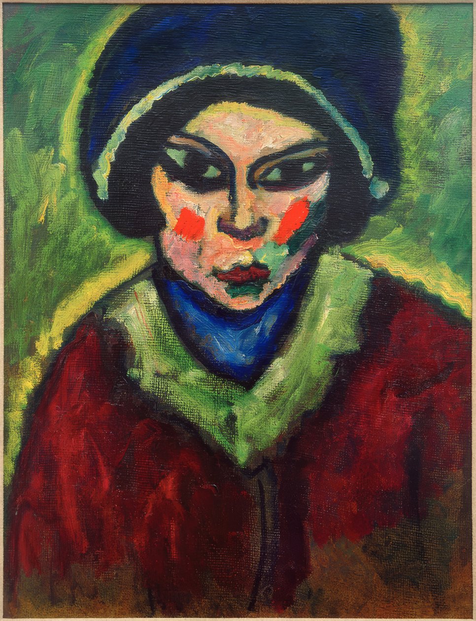 Moeder van Nikita door Alexej von Jawlensky