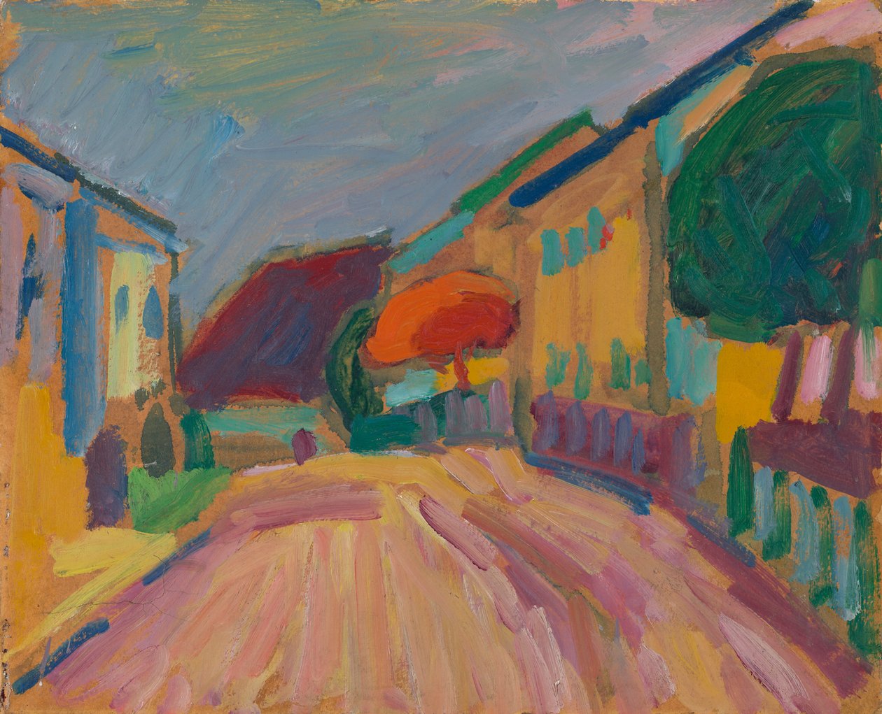 Schets uit Murnau door Alexej von Jawlensky