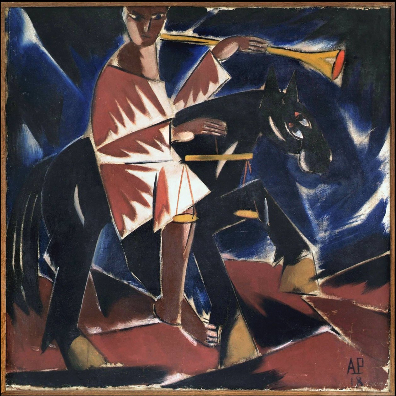 Apocalyps, 1918 door Alexey Alexandrovich Rybnikov