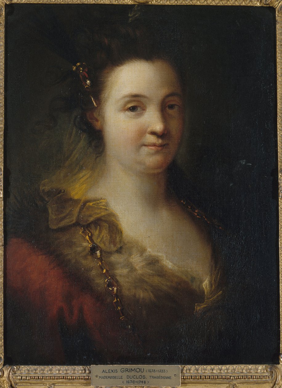 Mademoiselle Duclos, ca. 1700 door Alexis Grimoux