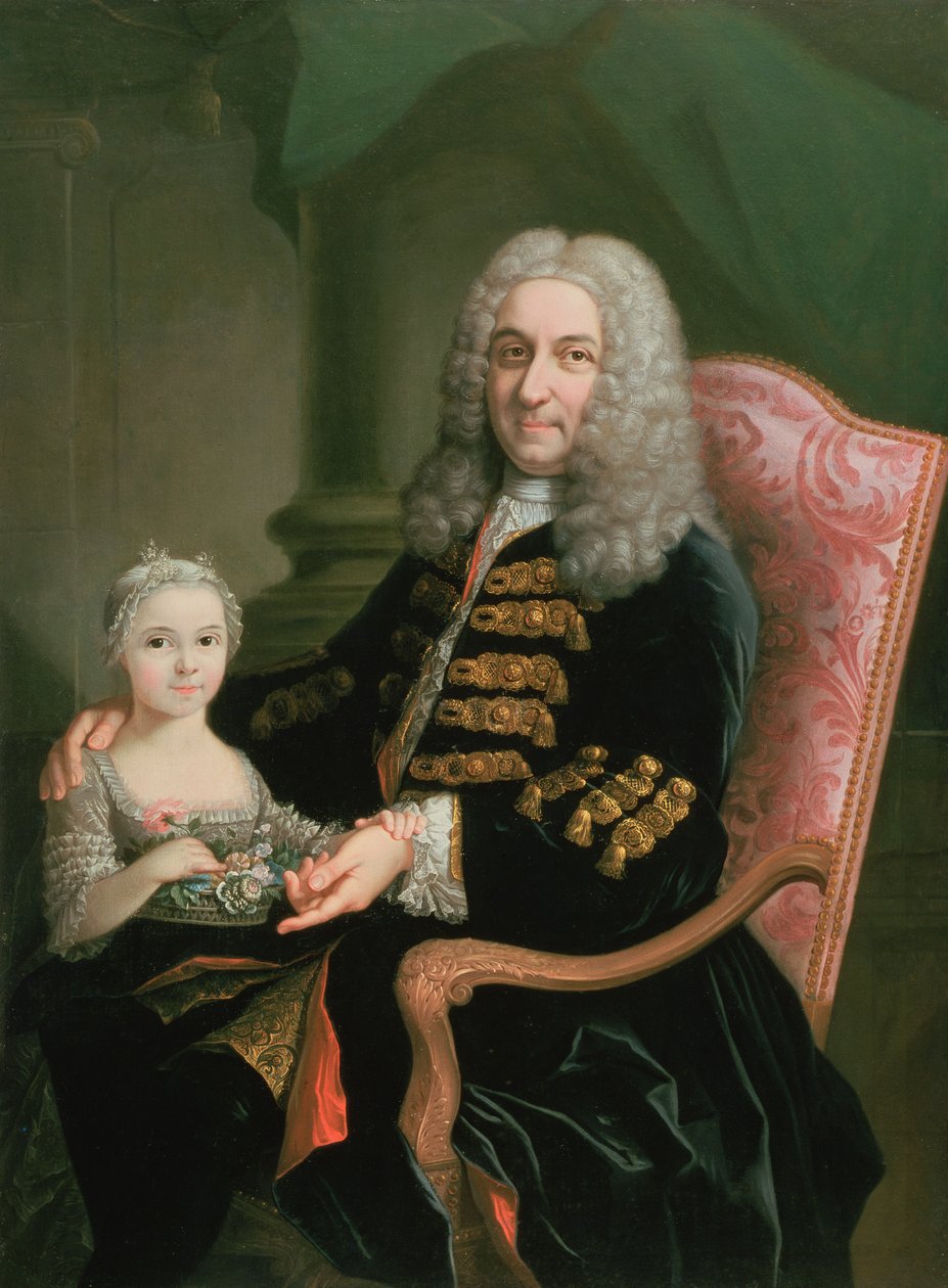 Dubbelportret door Alexis Simon Belle