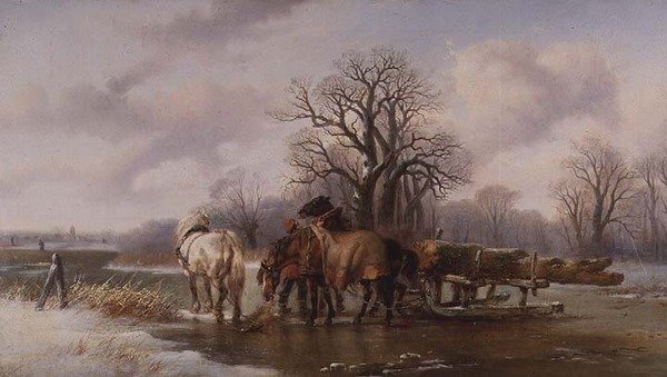 De hout slee door Alexis de Leeuw