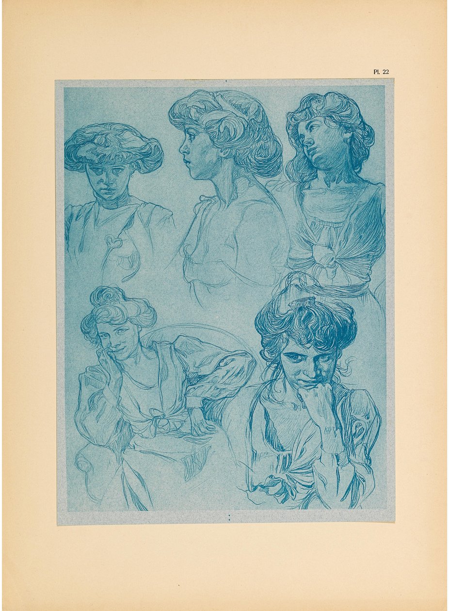 Documents Décoratifs door Alfons Marie Mucha