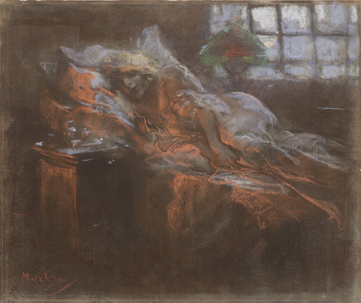Dromen door Alfons Marie Mucha