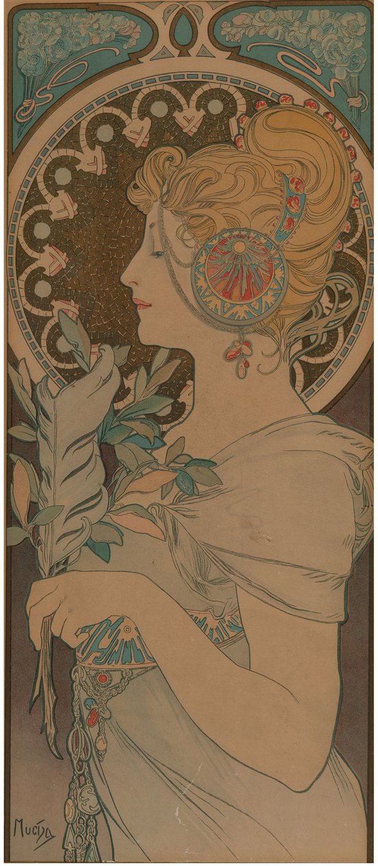 Veer, 1899 door Alfons Marie Mucha