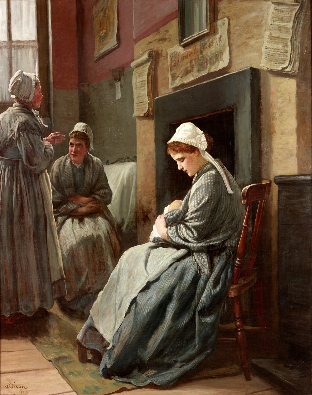 Verlaten, 1879 door Alfred Dixon