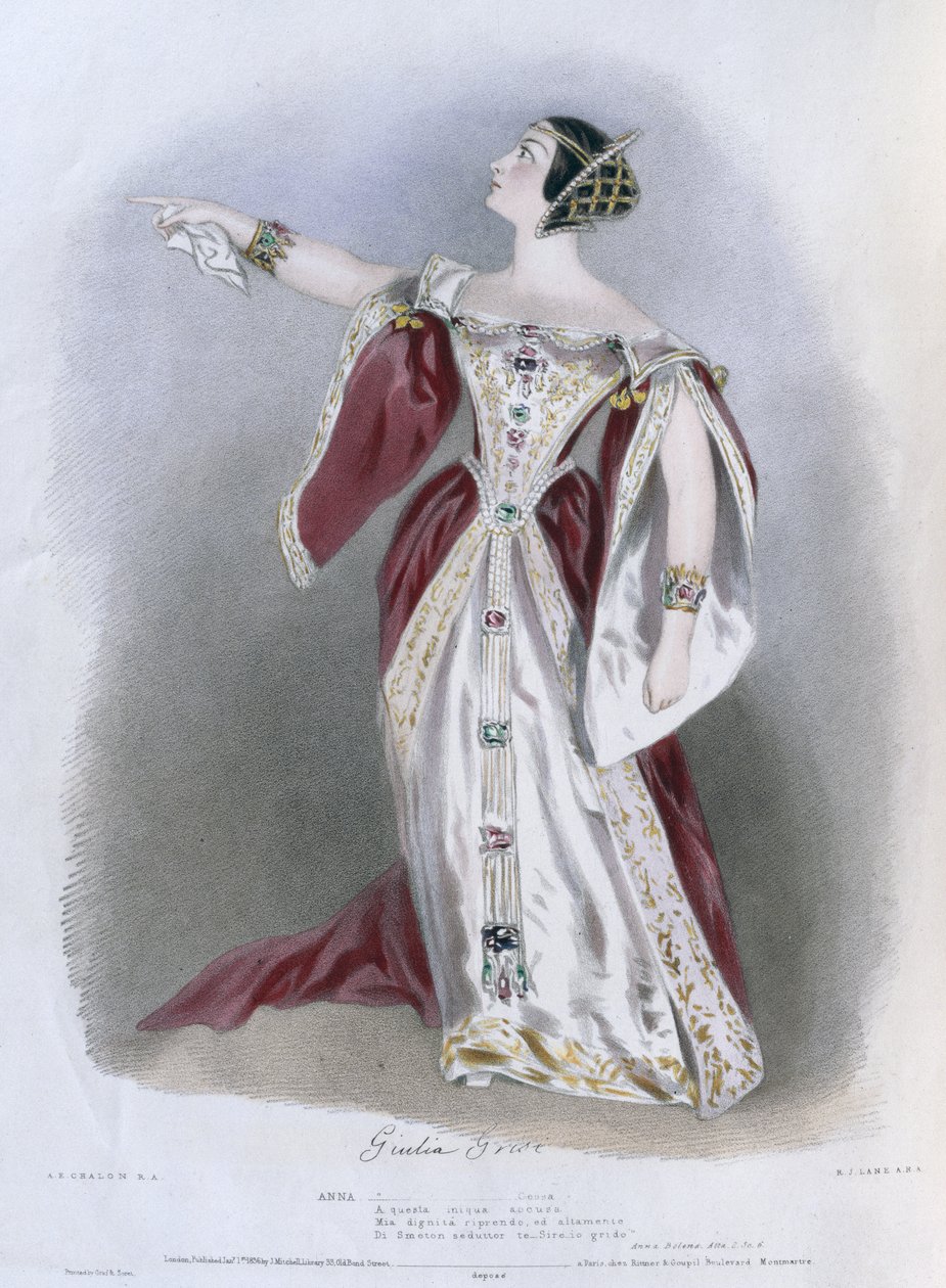 Giulia Grisi als Anna in 
