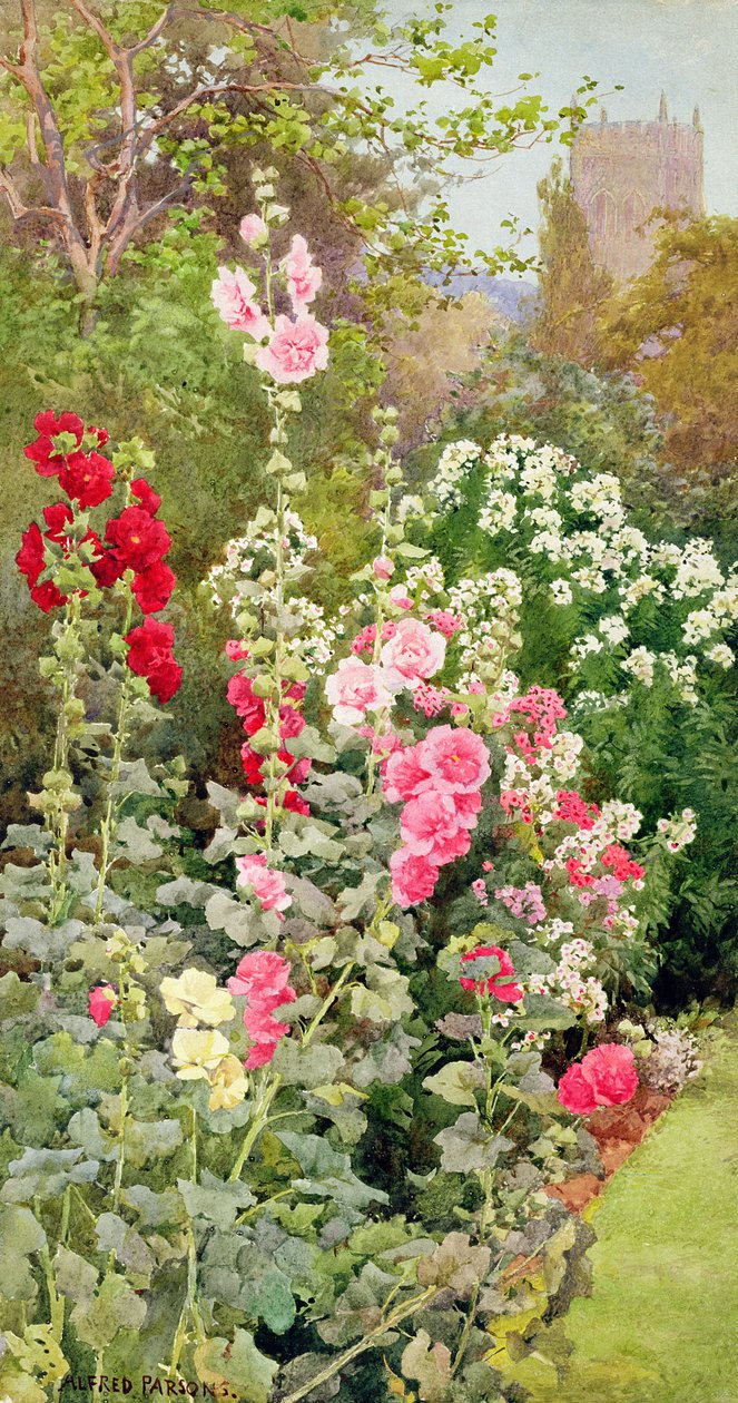 De tuin door Alfred Parsons