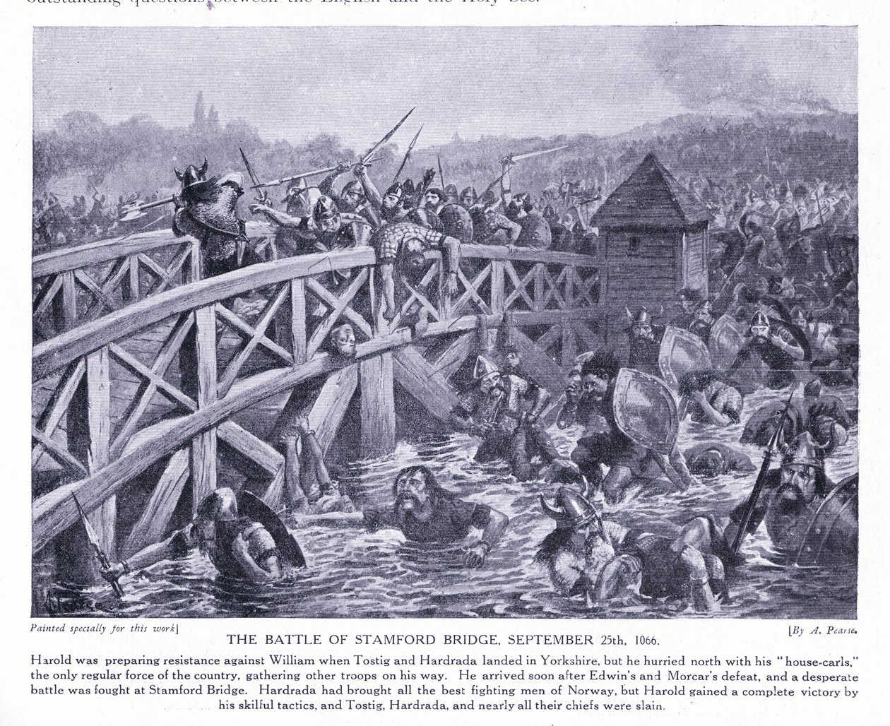 De Slag bij Stamford Bridge AD1066, 1920