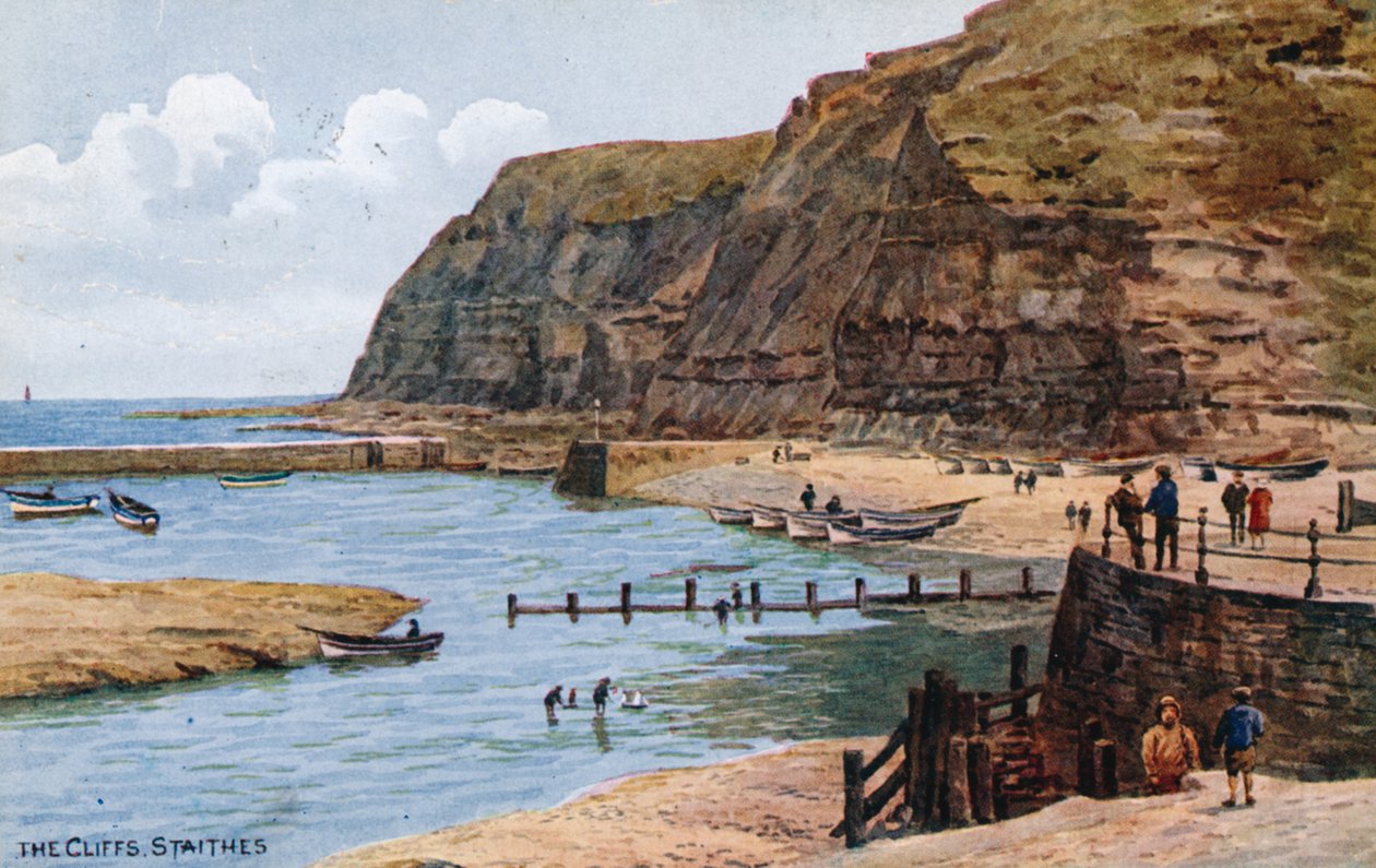 De Kliffen, Staithes door Alfred Robert Quinton