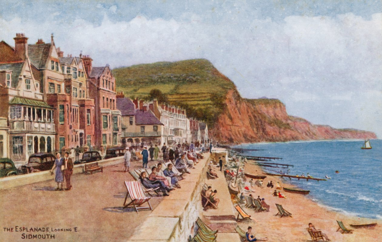 De Esplanade, kijkend naar het oosten, Sidmouth door Alfred Robert Quinton