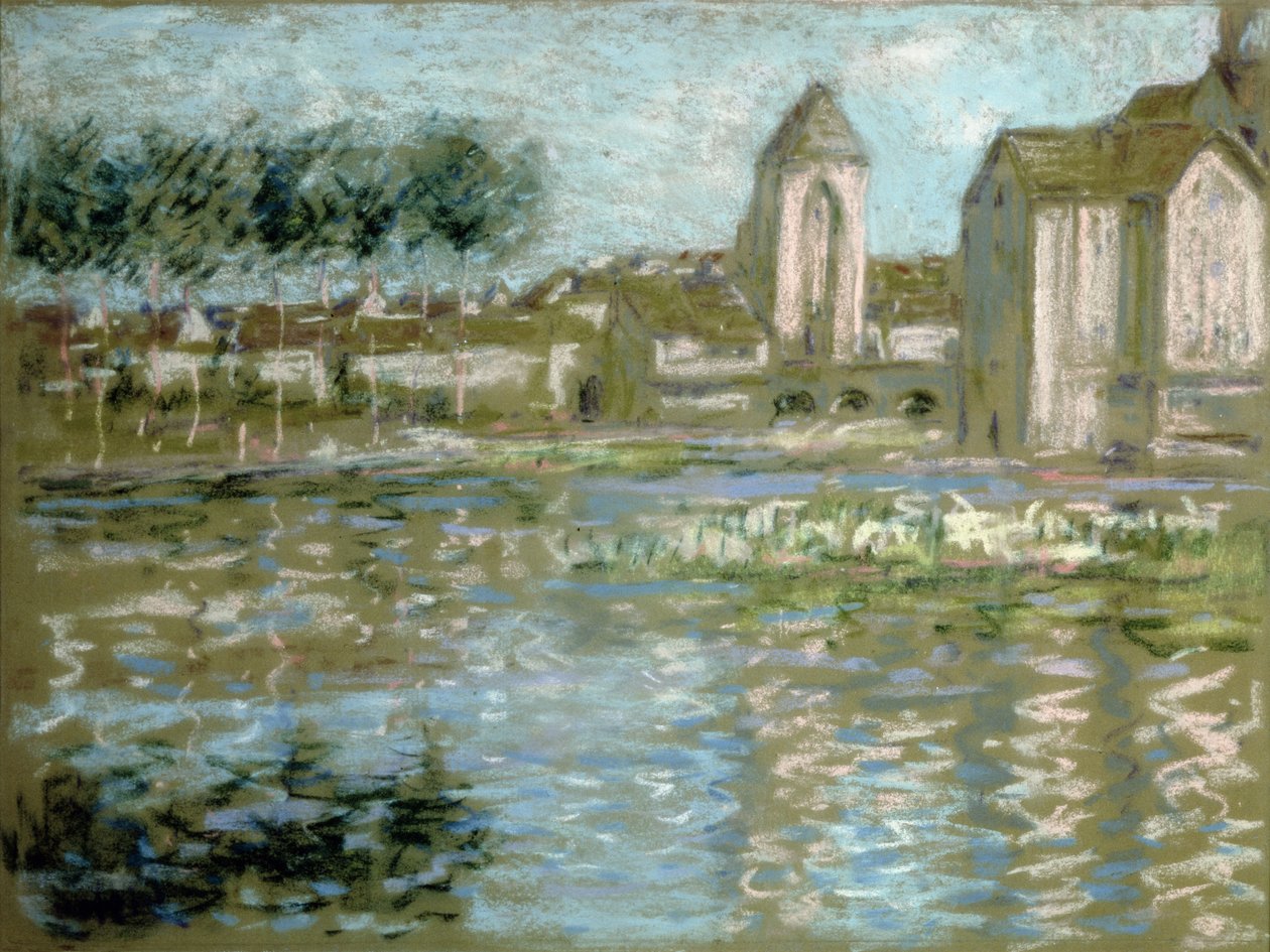Moret-sur-Loing, ca.1890 door Alfred Sisley