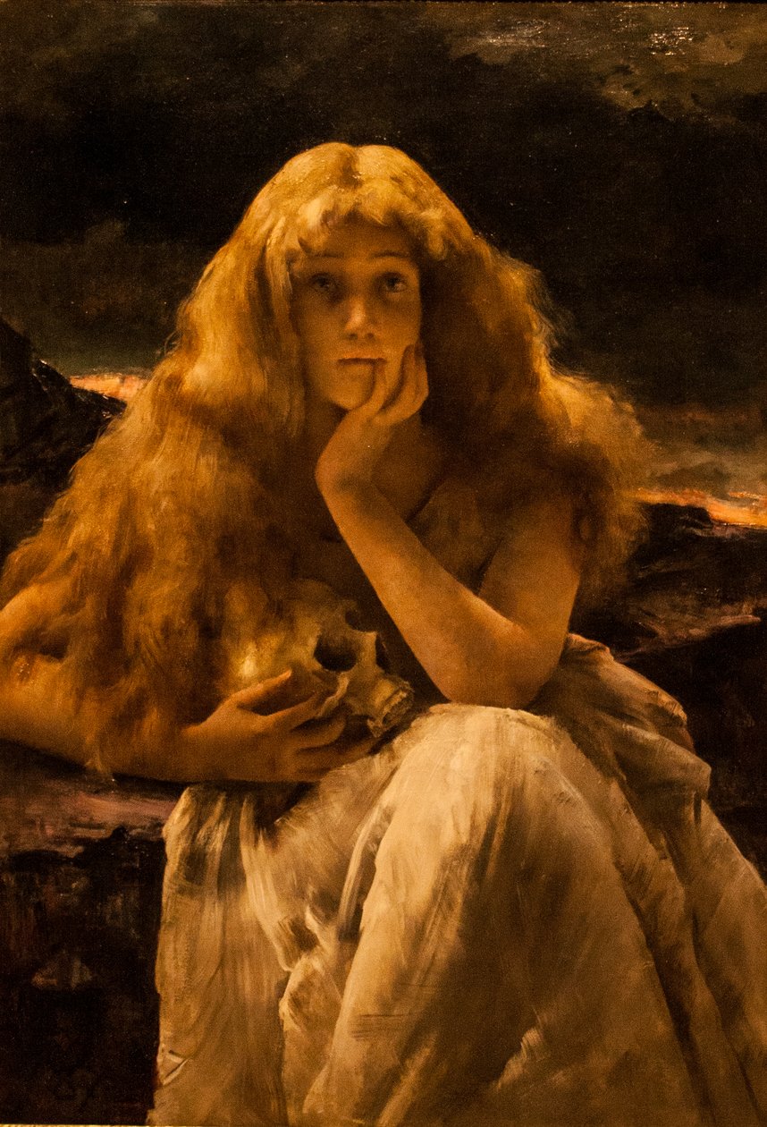 Maria Magdalena door Alfred Emile Stevens