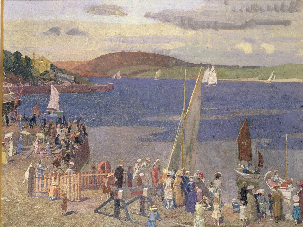 Padstow Regatta door Alfred Walter Bayes