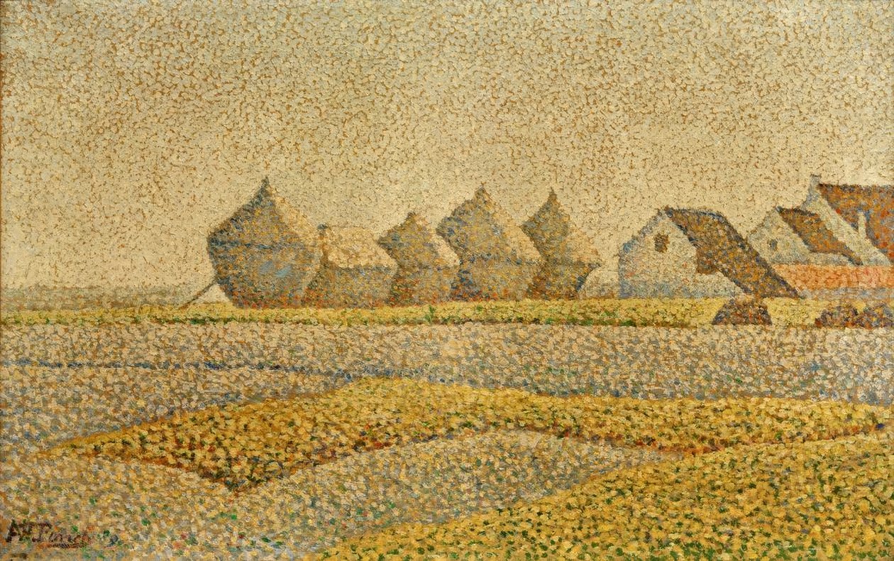 De hooibergen door Alfred William Finch