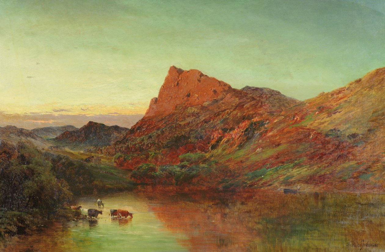 Dolwyddelan door Alfred de Breanski