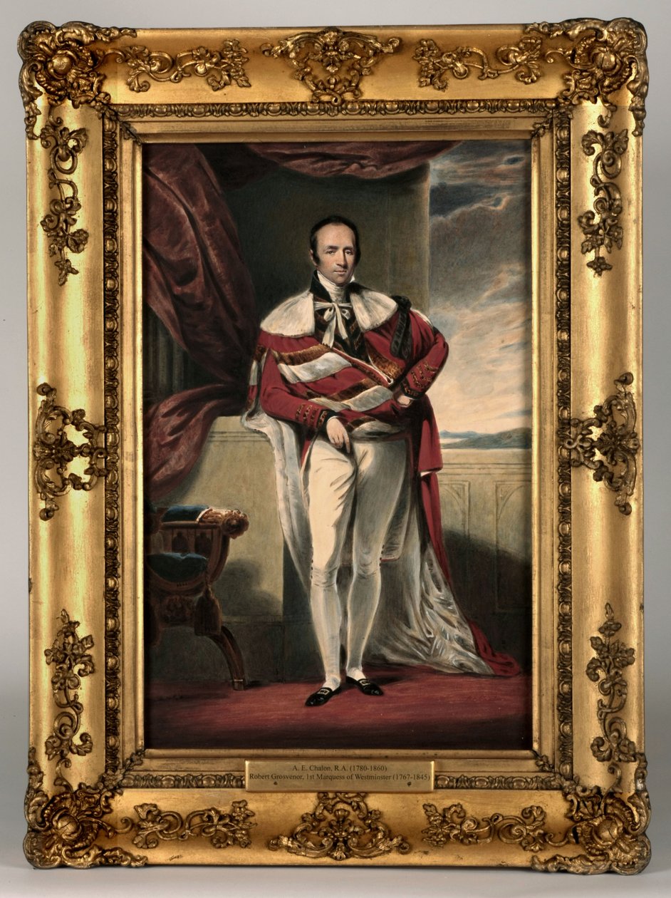 Portret van Robert Grosvenor, 2e Graaf Grosvenor, c.1820 door Alfred Edward Chalon