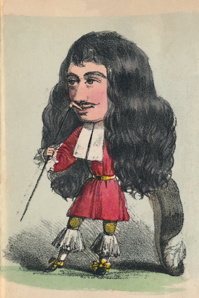 Karel II door Alfred Crowquill