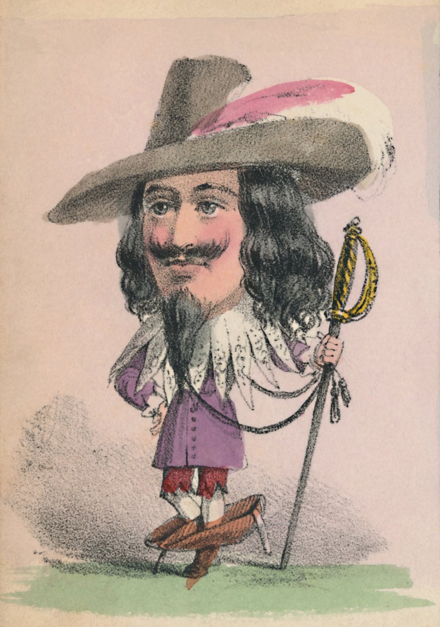 Karel I, 1856 door Alfred Crowquill