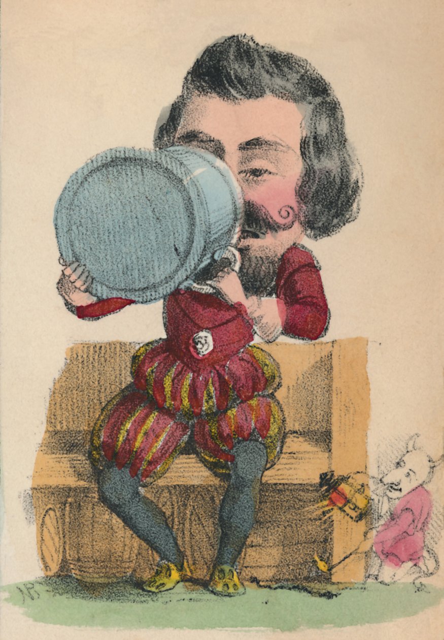 James I, 1856 door Alfred Crowquill