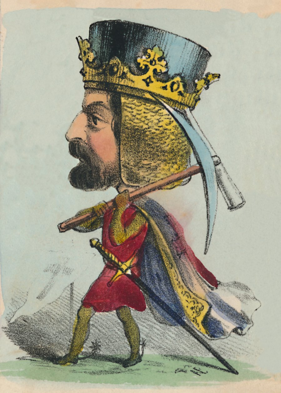 Richard I, 1856 door Alfred Crowquill