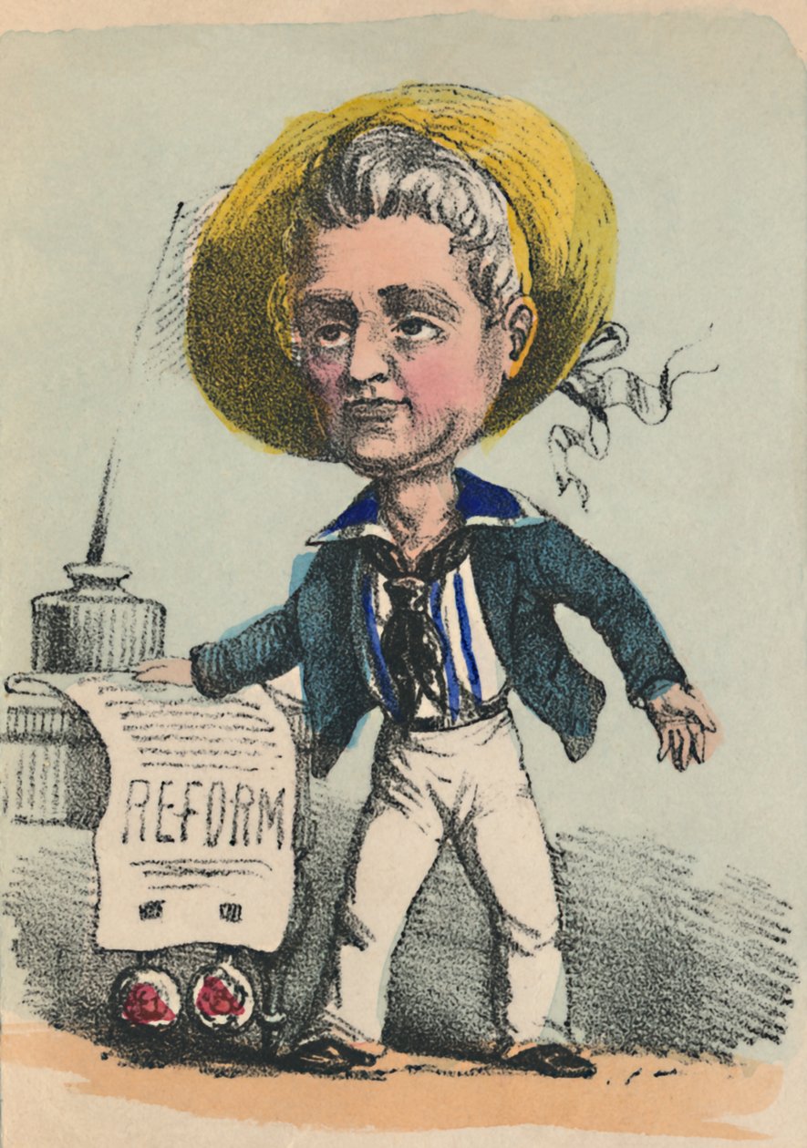Willem IV, 1856 door Alfred Crowquill