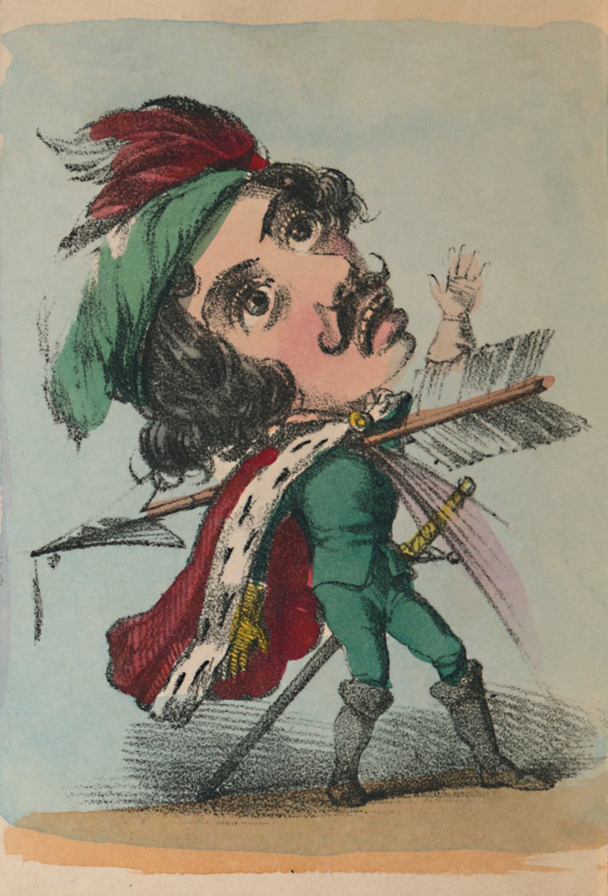 Willem Rufus, 1856 door Alfred Crowquill