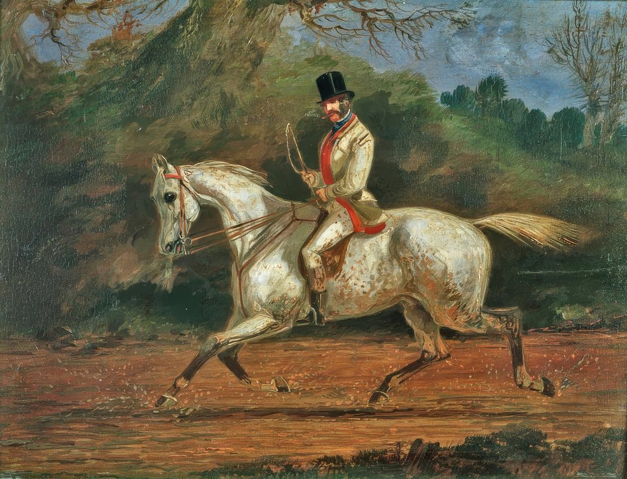 Cavalier door Alfred Dedreux