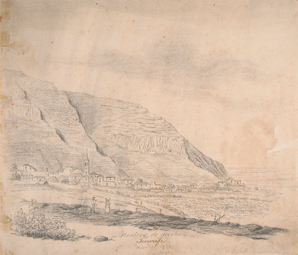 Realejo de arriba, Tenerife door Alfred Diston