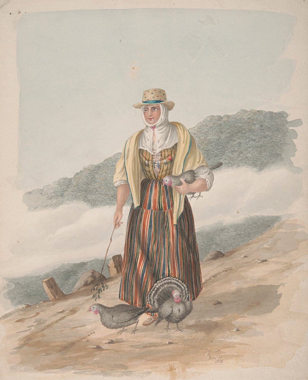 Vrouw van Ycod el Alto, Tenerife door Alfred Diston