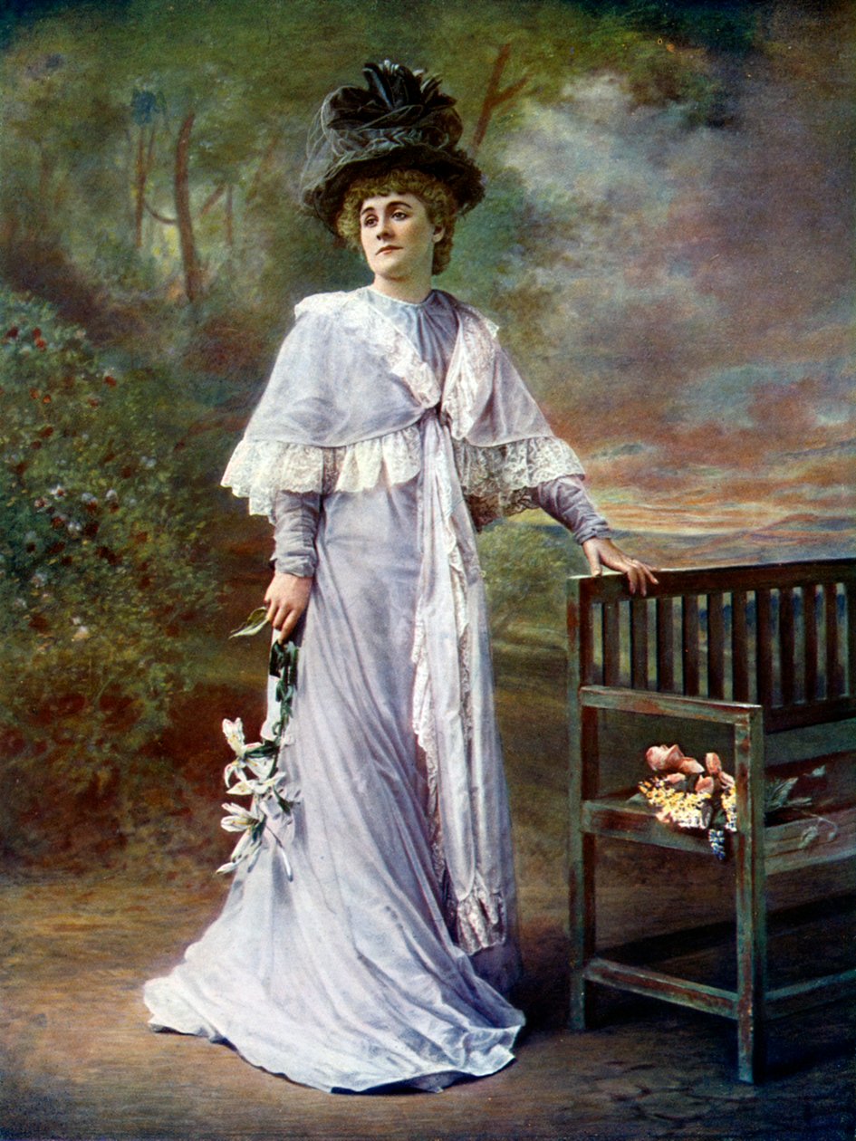Kate Rorke 1866-1945, Engelse actrice, 1899-1900 door Alfred Ellis