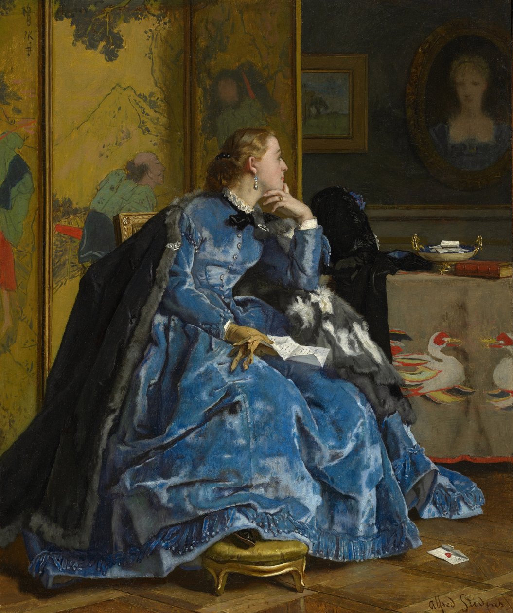 Een hertogin door Alfred Emile Stevens