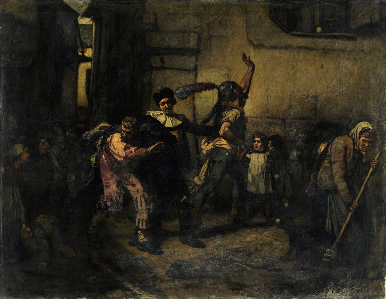 Aswoensdag door Alfred Emile Stevens