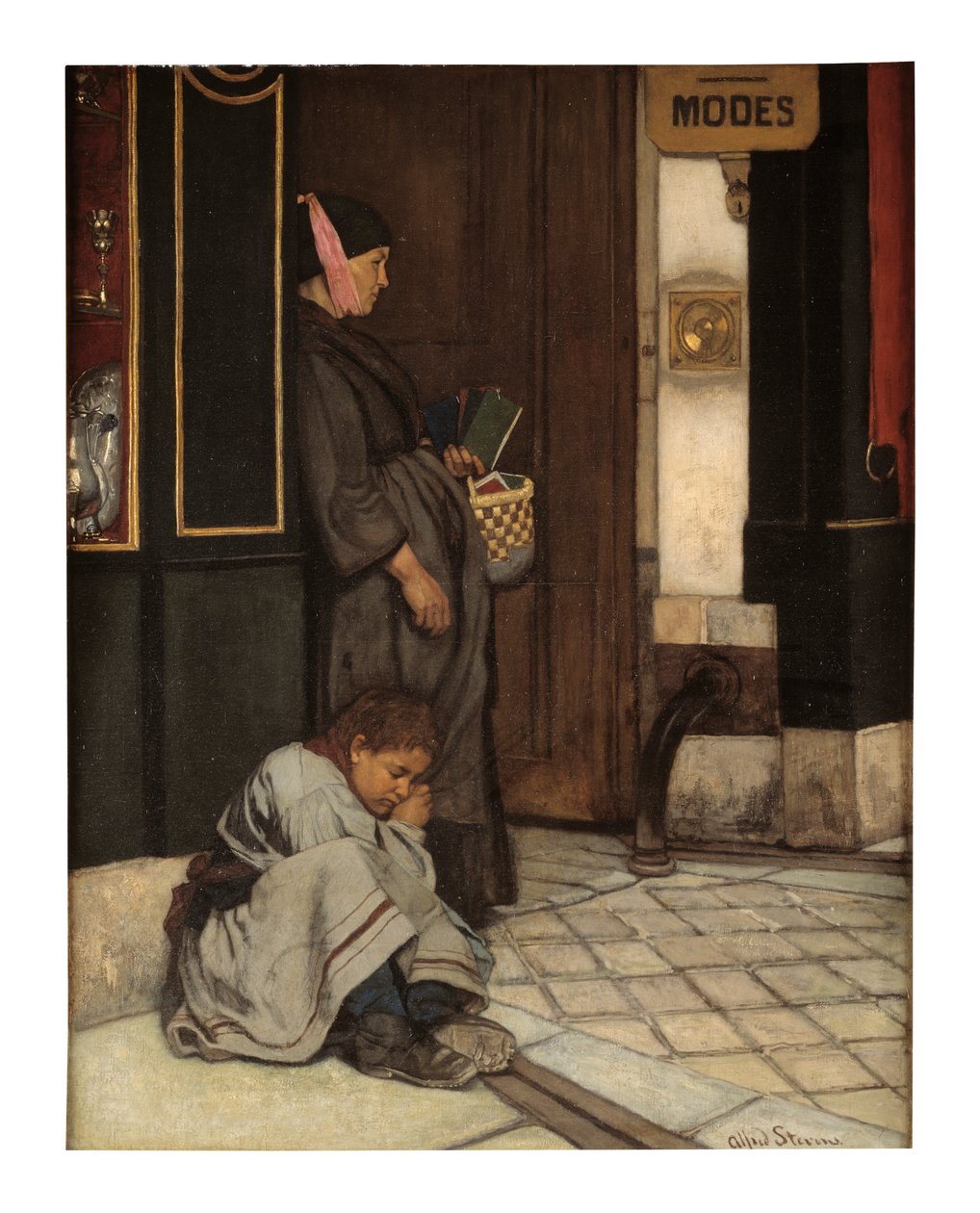 Bedelen Getolereerd door Alfred Emile Stevens